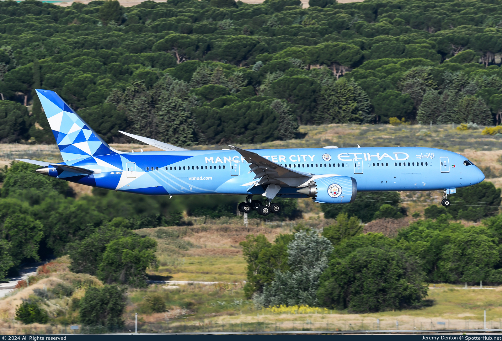 Photo of A6-BND - Boeing 787-9 Dreamliner operated by Etihad Airways