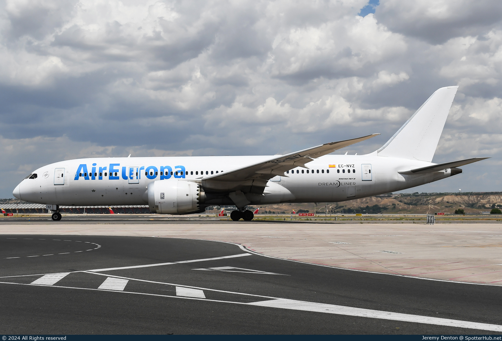 Photo of EC-NVZ - Boeing 787-8 Dreamliner operated by Air Europa
