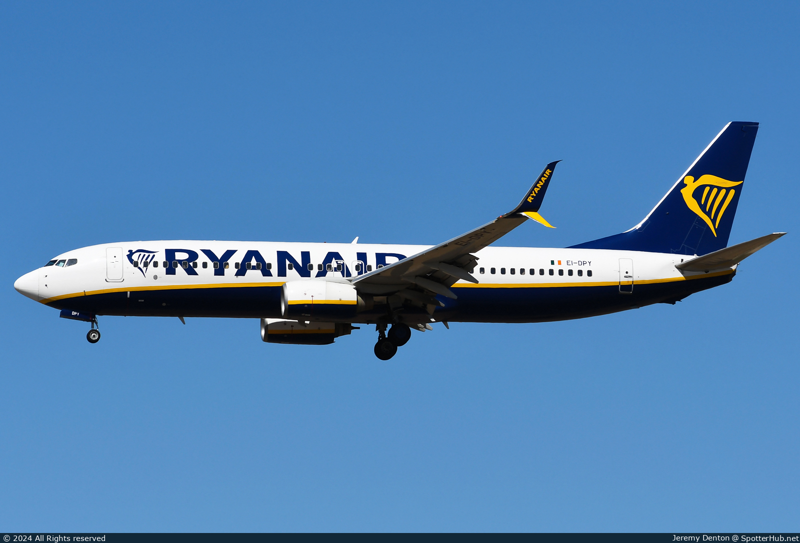 Photo of EI-DPY - Boeing 737-8AS operated by Ryanair