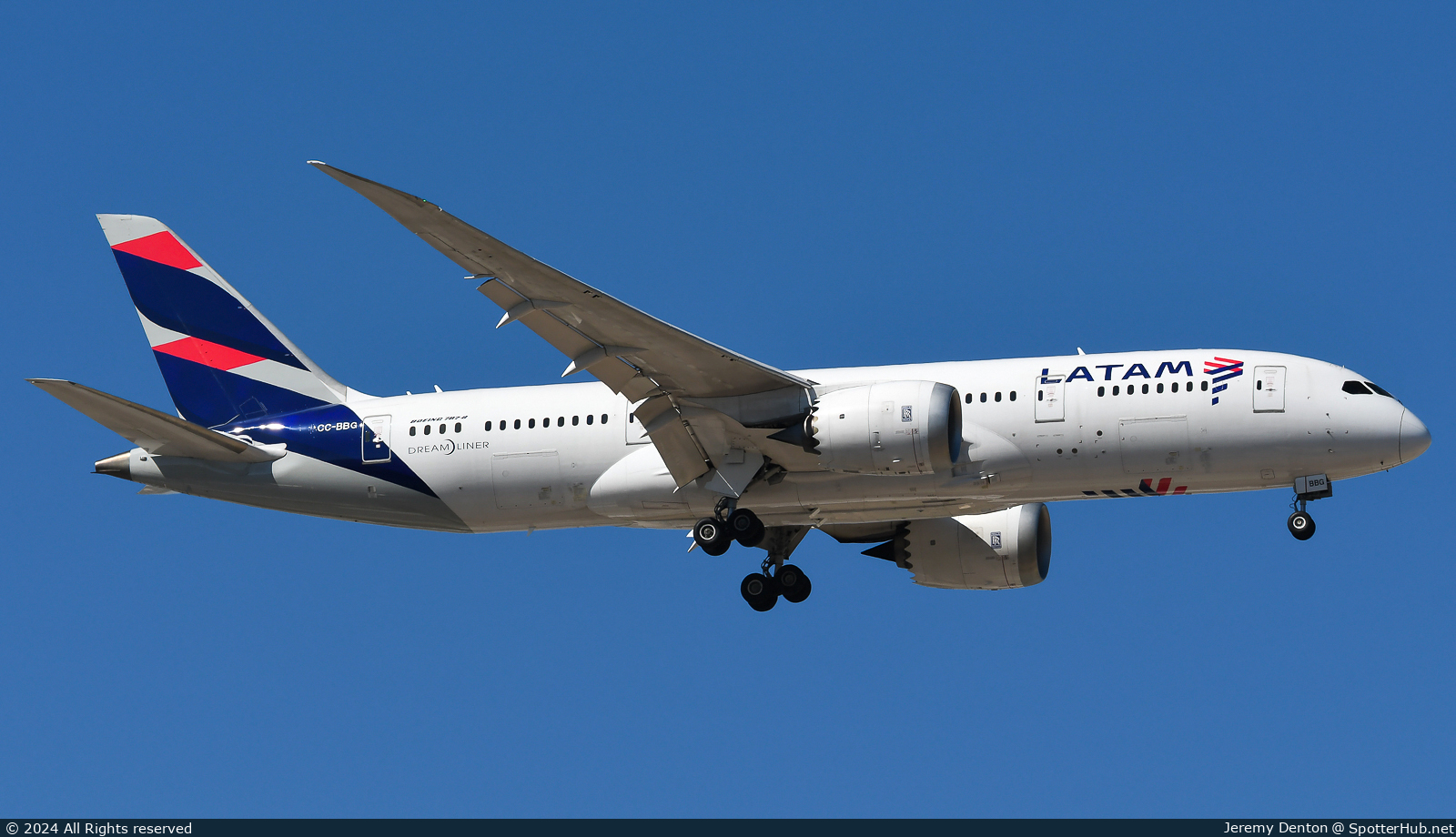 Photo of CC-BBG - Boeing 787-8 Dreamliner operated by LATAM Airlines