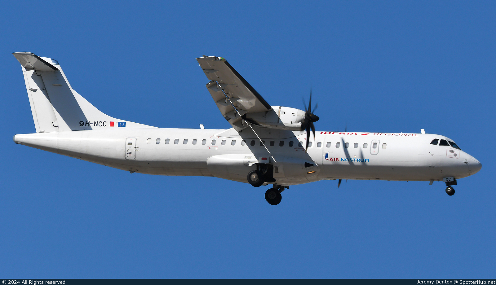 Photo of 9H-NCC - ATR 72-600 operated by Iberia Regional (opb Mel Air)