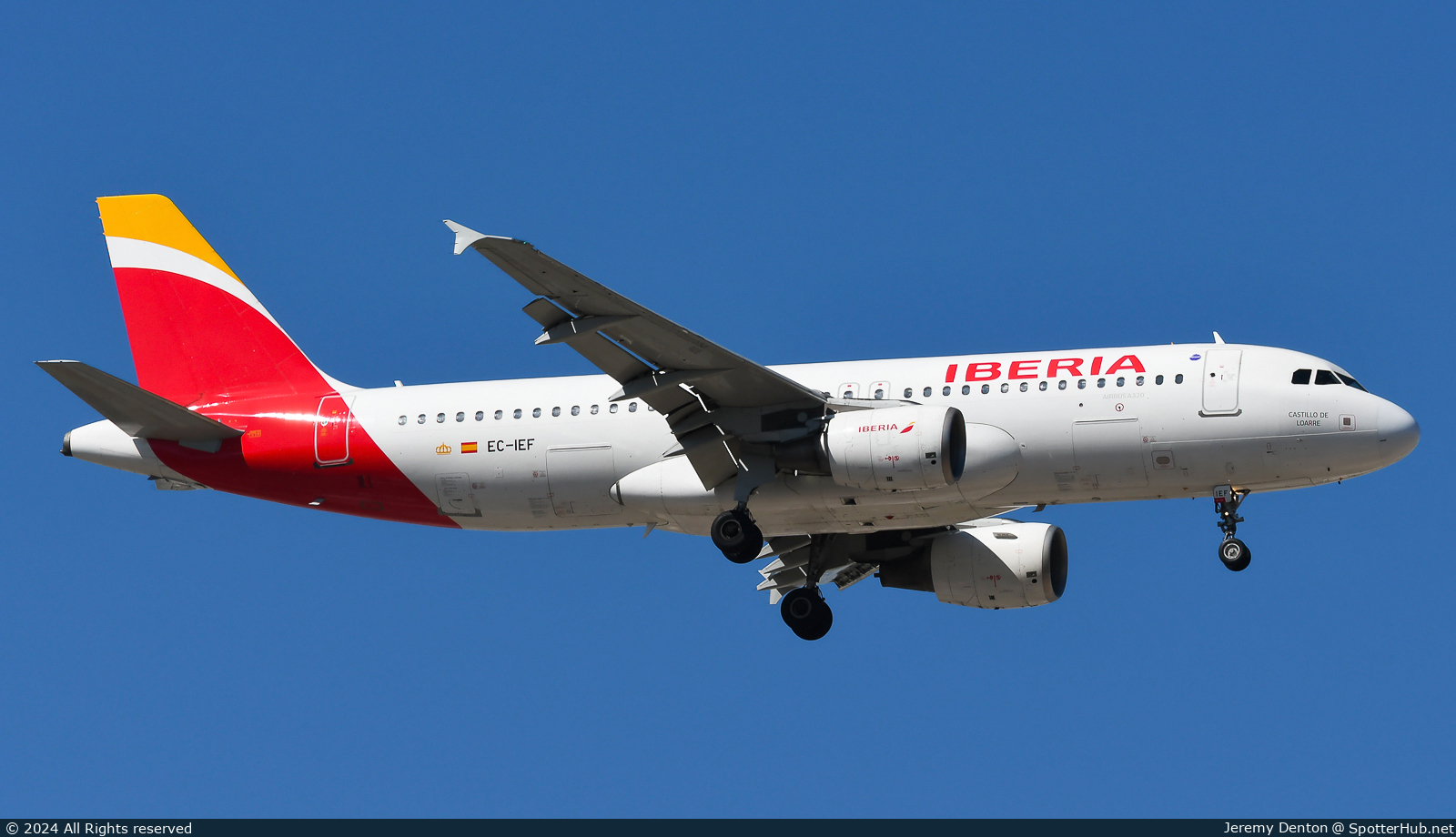 Photo of EC-IEF - Airbus A320-214 operated by Iberia