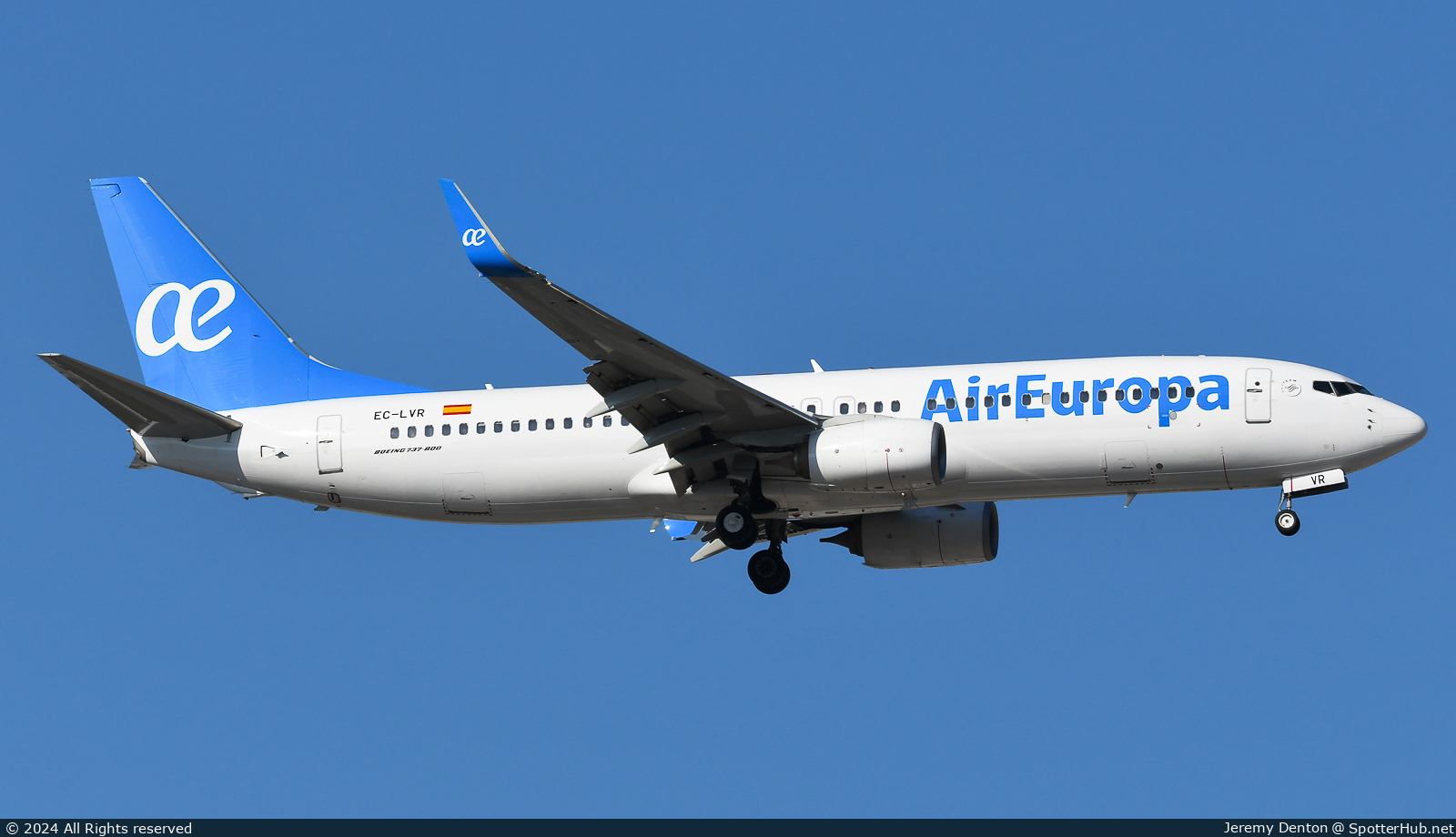 Photo of EC-LVR - Boeing 737-85P operated by Air Europa