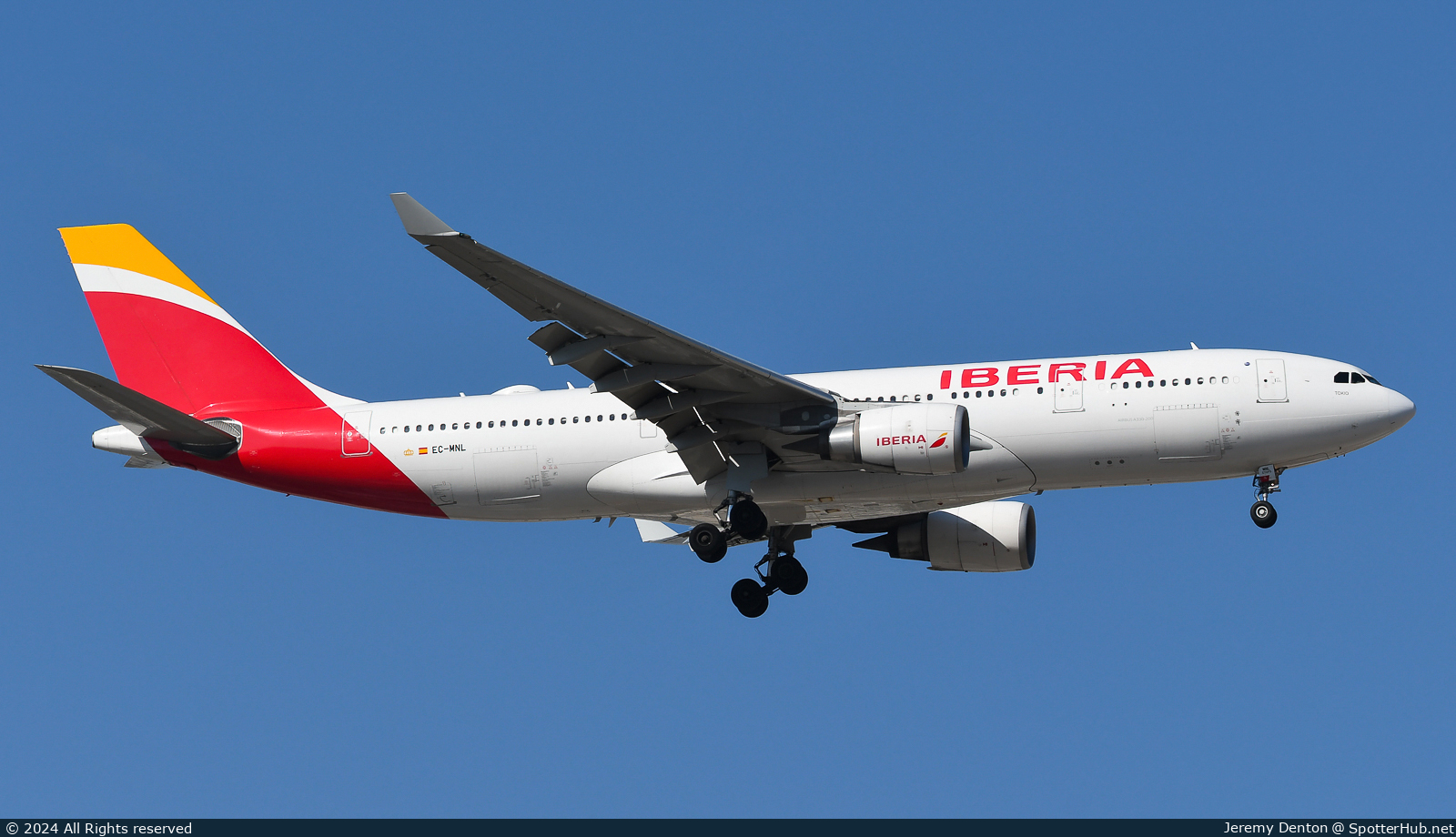Photo of EC-MNL - Airbus A330-202 operated by Iberia