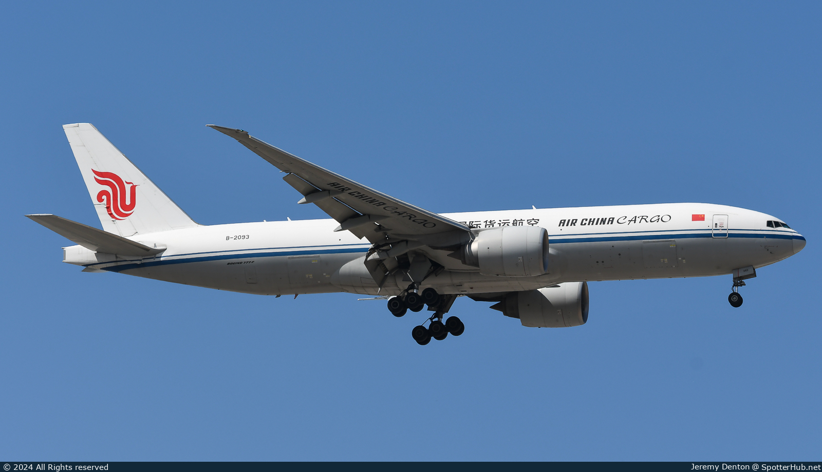 Photo of B-2093 - Boeing 777-FFT operated by Air China Cargo