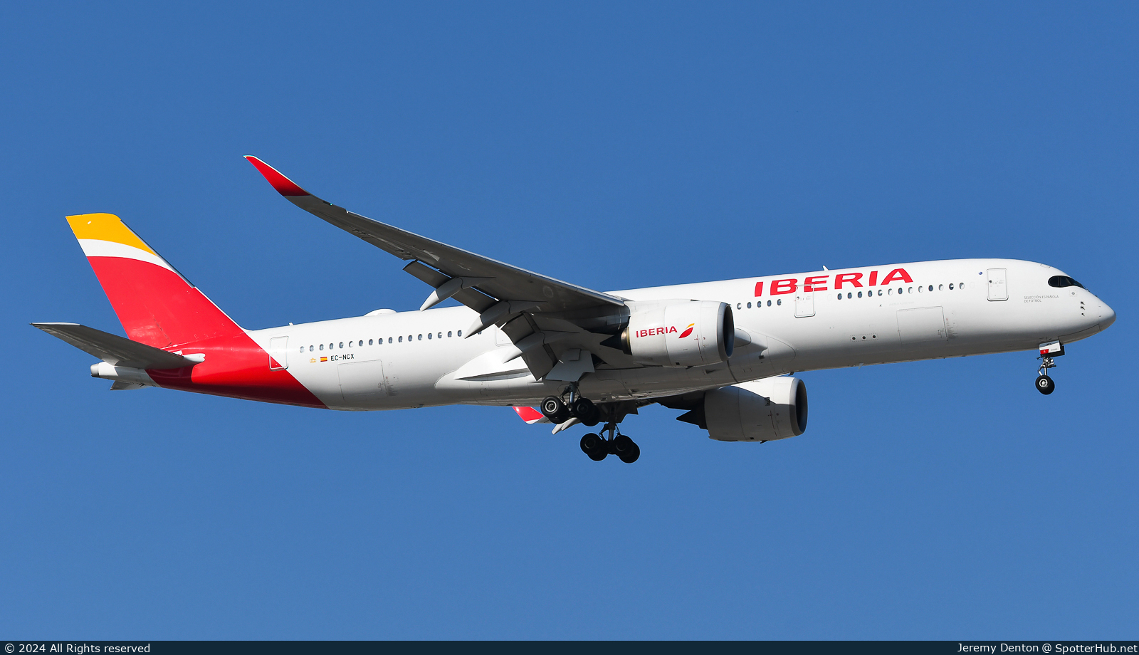 Photo of EC-NCX - Airbus A350-941 operated by Iberia