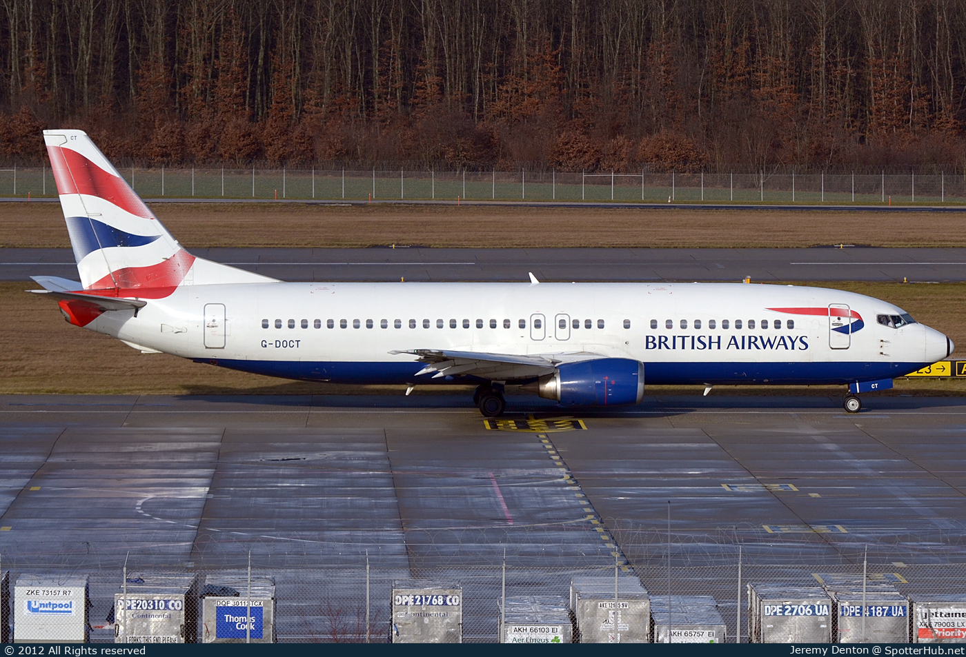 Photo of G-DOCT - Boeing 737-436 operated by British Airways