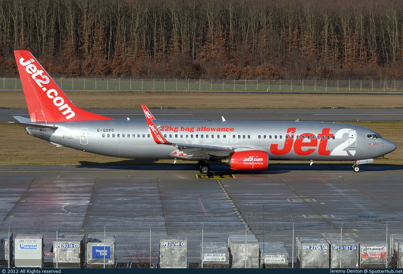 Photo of G-GDFC - Boeing 737-8K2 operated by Jet2