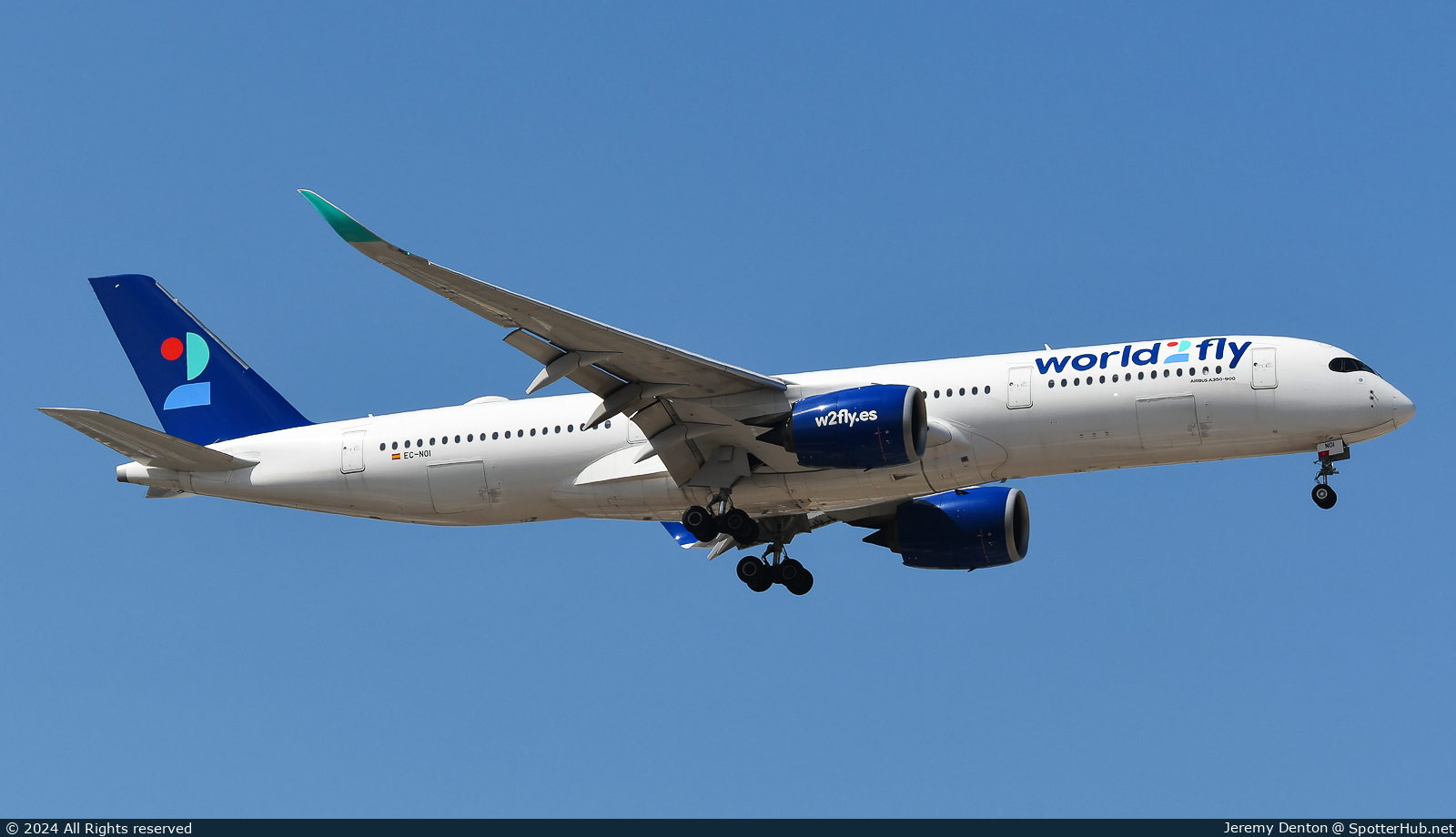 Photo of EC-NOI - Airbus A350-941 operated by World2Fly