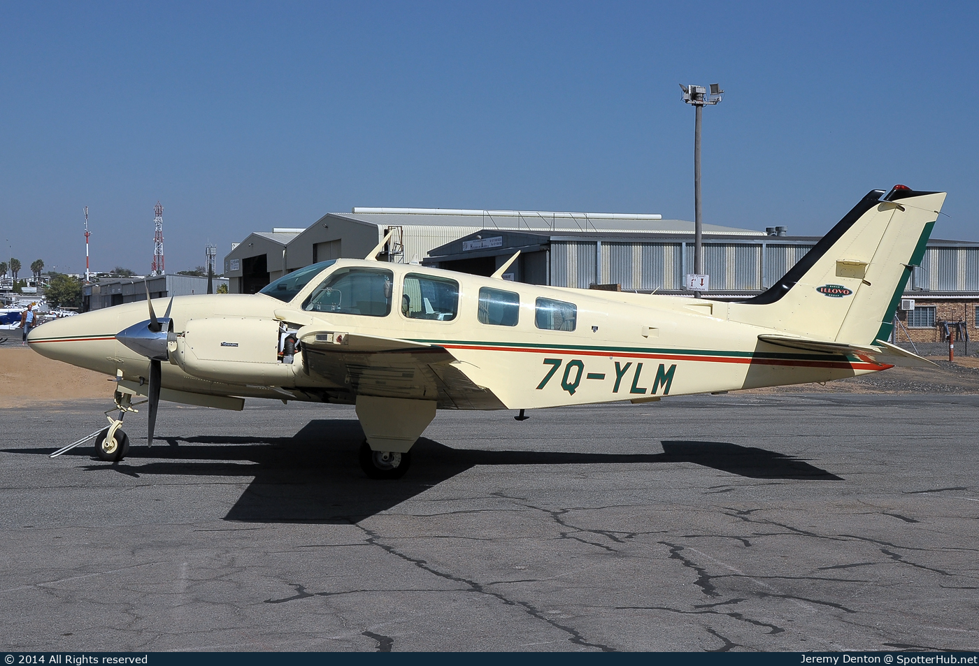 Photo of 7Q-YLM - Beechcraft 58 Baron operated by Illovo Sugar