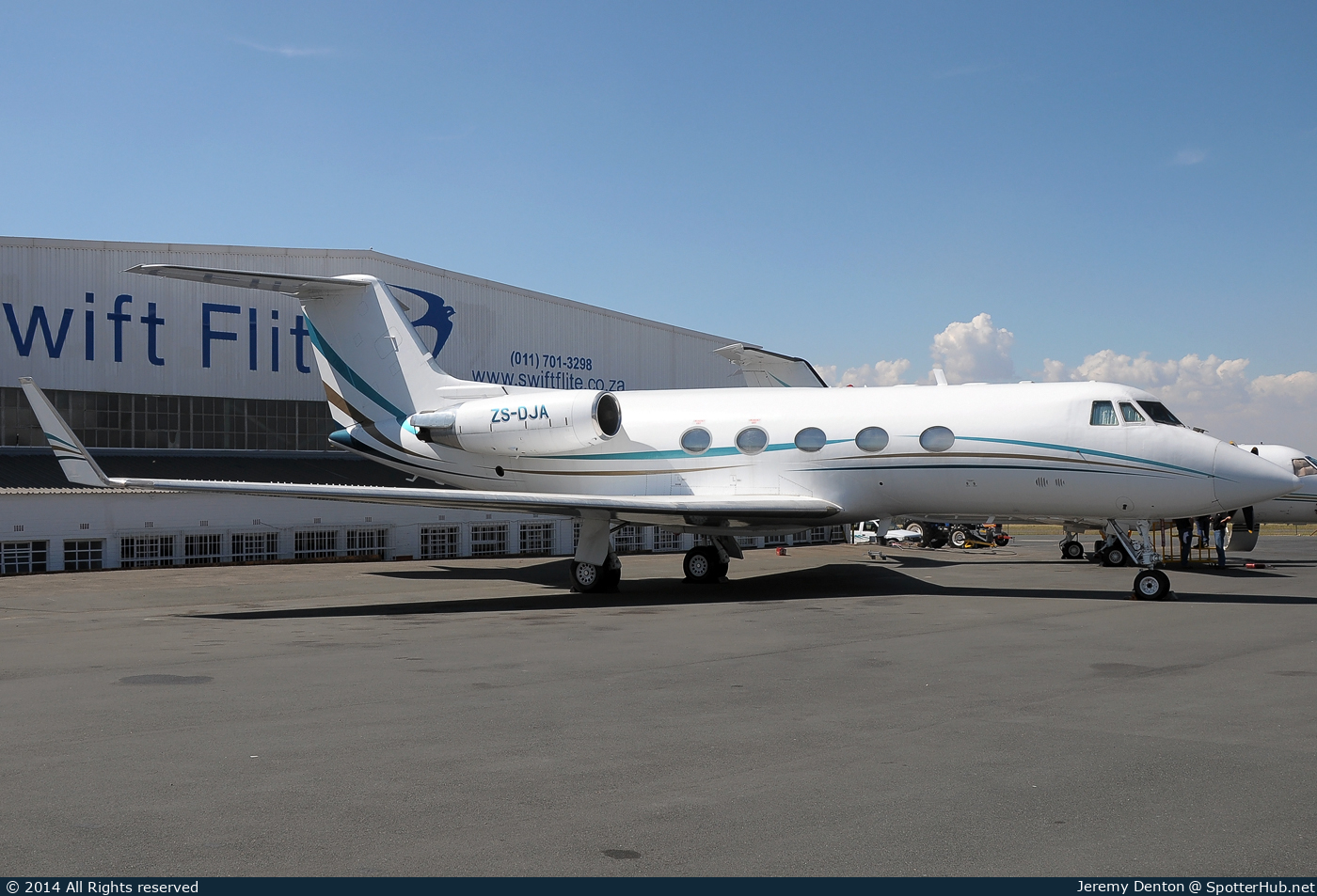 Photo of ZS-DJA - Gulfstream GIIB operated by Swift Flite