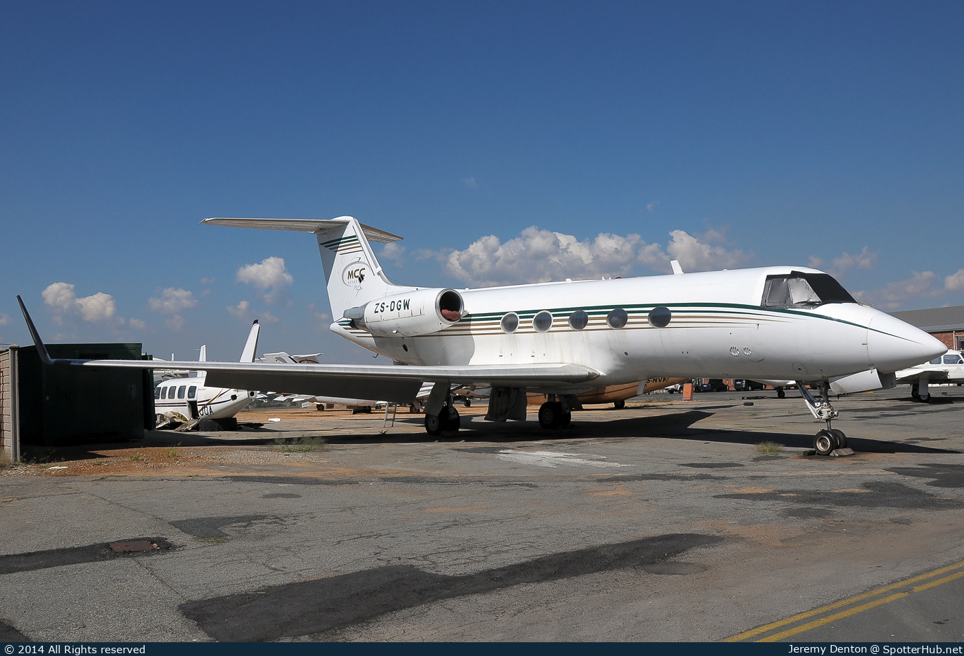 Photo of ZS-DGW - Gulfstream GII operated by MCC Aviation
