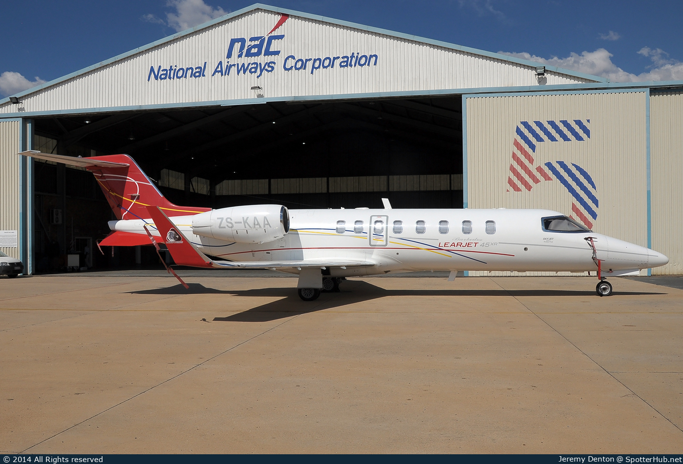 Photo of ZS-KAA - Bombardier Learjet 45XR operated by Barbedos Group