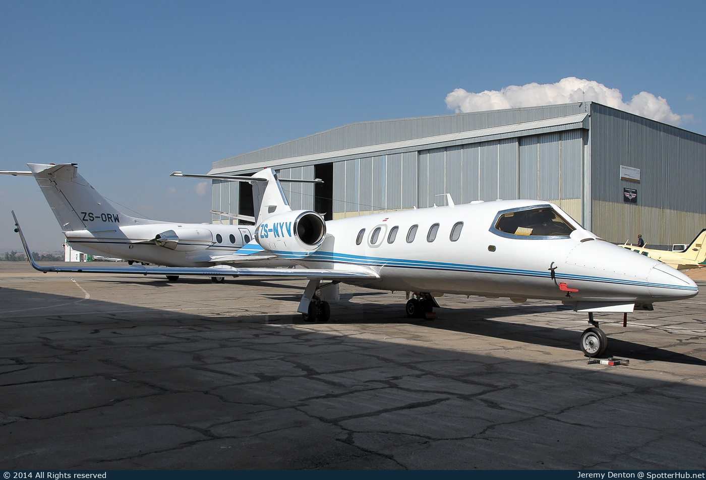 Photo of ZS-NYV - Bombardier Learjet 31A operated by South African Police Air Wing