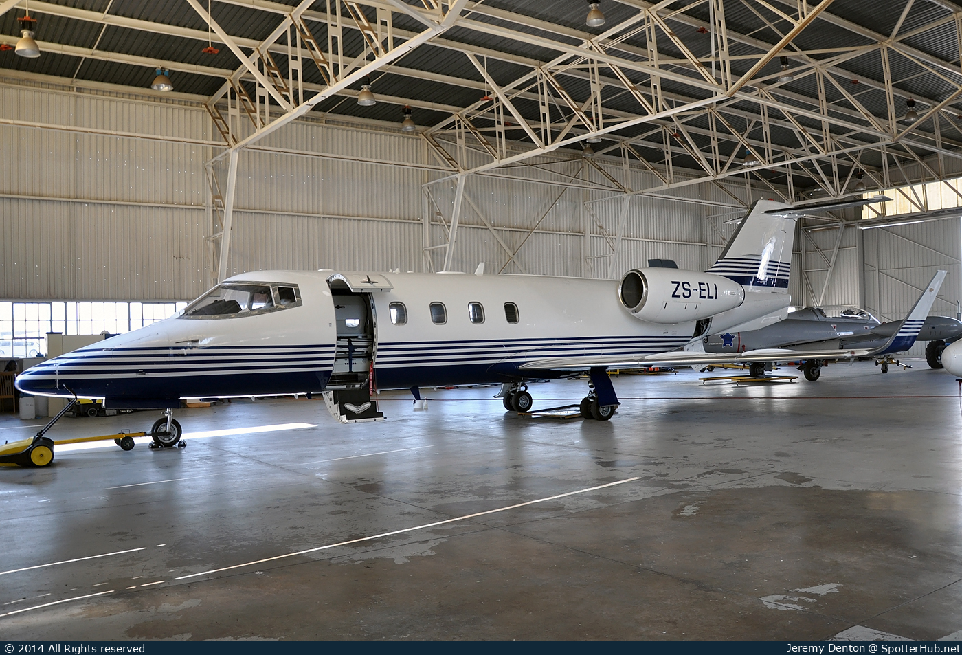 Photo of ZS-ELI - Bombardier Learjet 55 operated by Halo Aviation