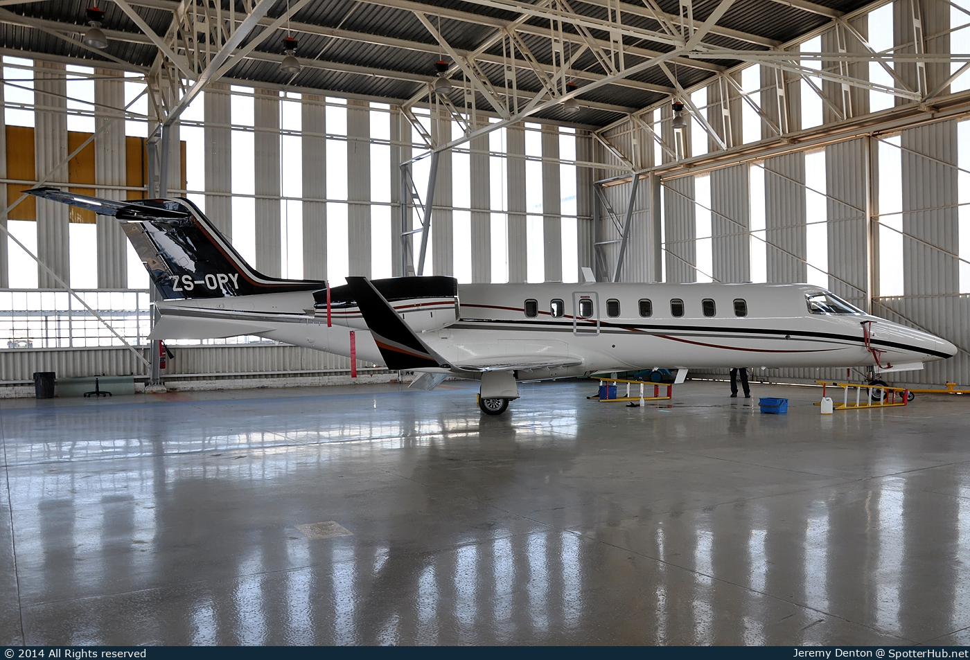 Photo of ZS-OPY - Bombardier Learjet 45 operated by Private