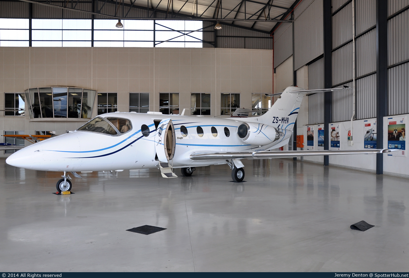 Photo of ZS-MHN - Hawker Beechcraft 400A operated by South African Police Air Wing
