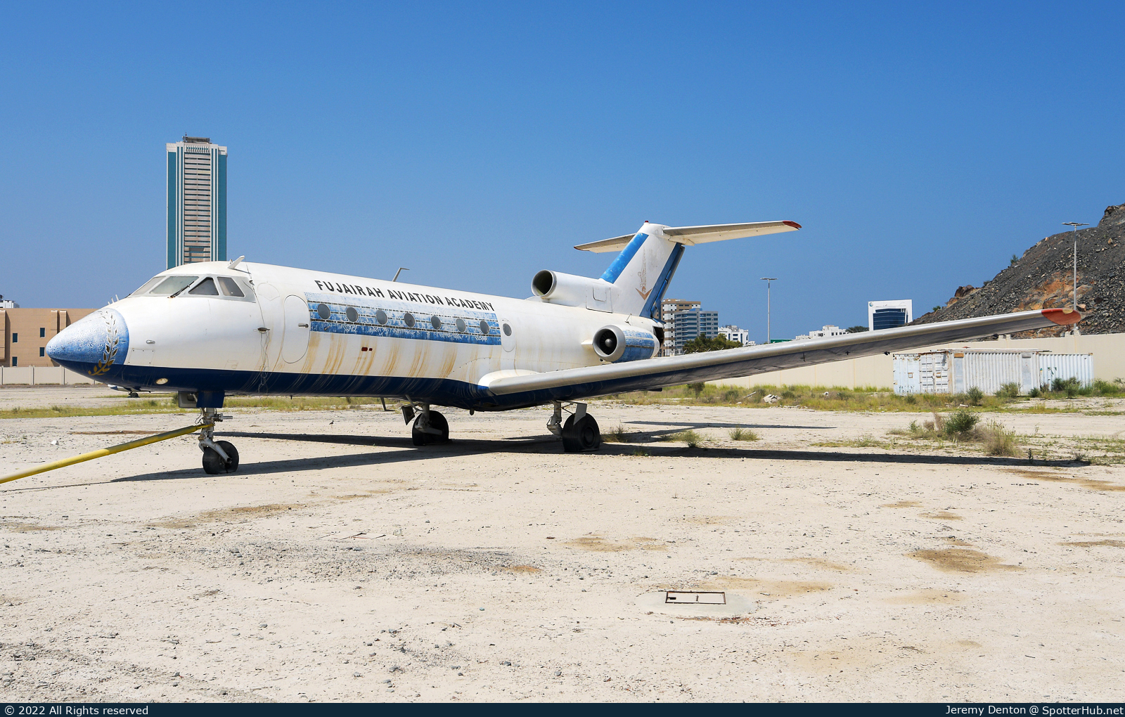 Photo of UN-87537 - Yakovlev Yak-40 operated by Fujairah Aviation Academy