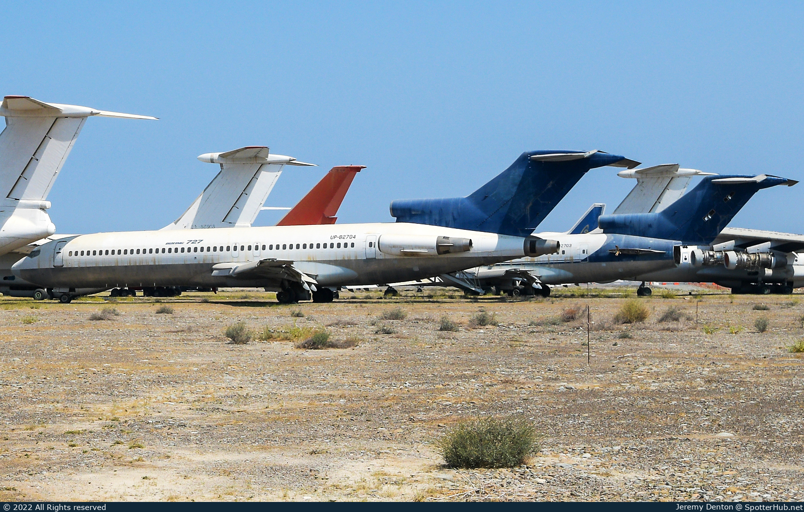 Photo of UP-B2704 - Boeing 727-232(Adv) operated by Mega Airlines