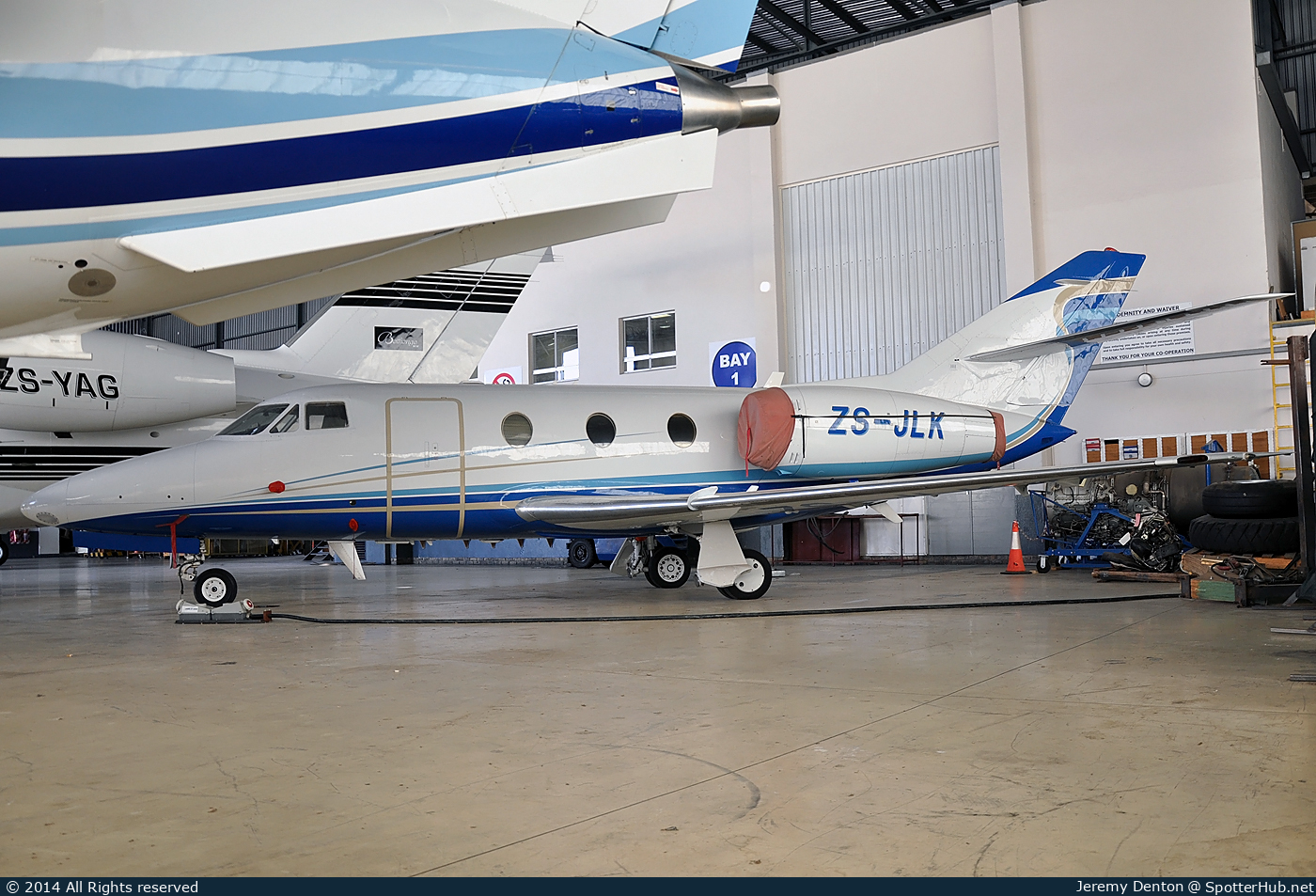 Photo of ZS-JLK - Dassault Falcon 100 operated by Private