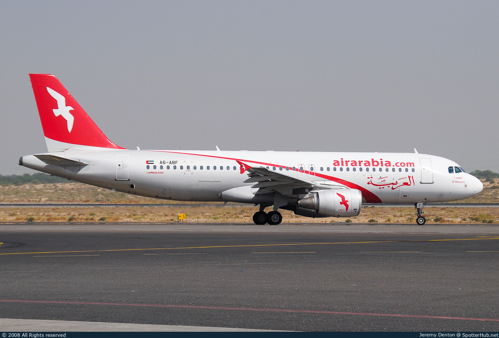Photo of A6-ABF - Airbus A320-214 operated by Air Arabia