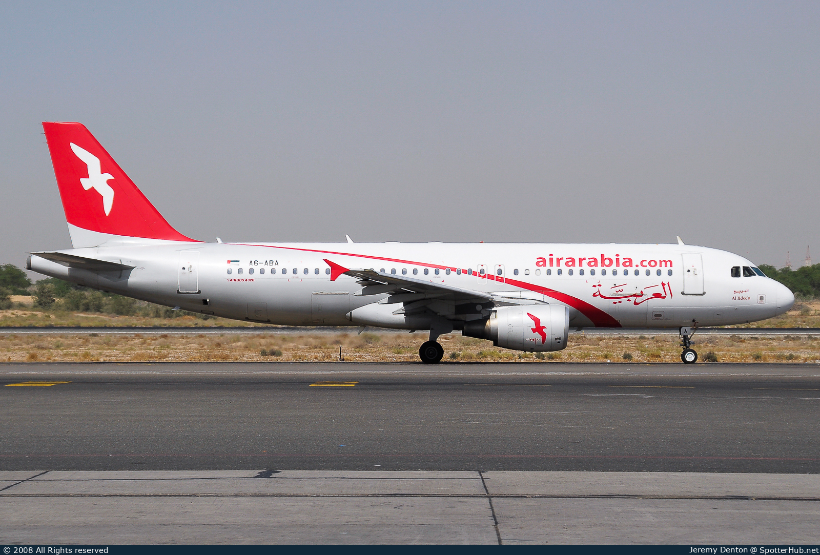 Photo of A6-ABA - Airbus A320-214 operated by Air Arabia