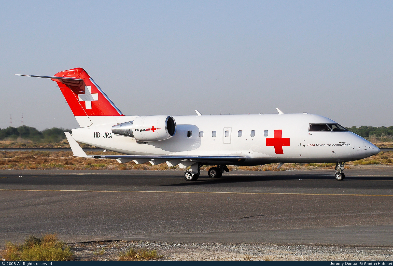 Photo of HB-JRA - Bombardier Challenger 604 operated by Rega Swiss Air-Rescue
