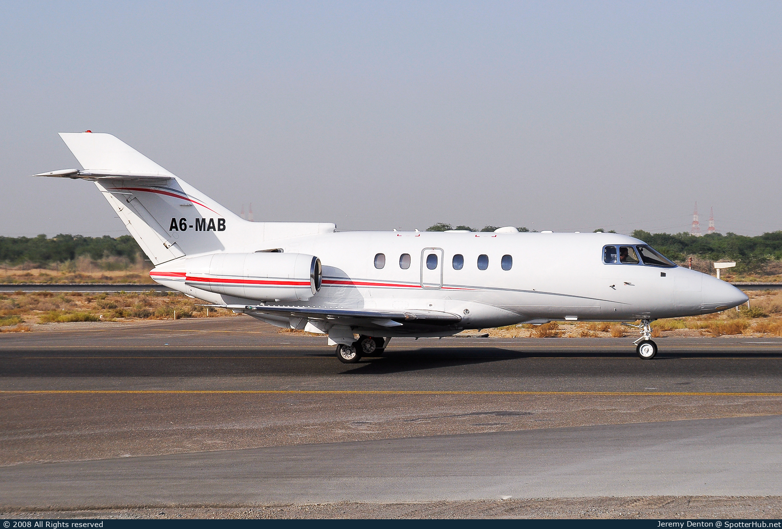 Photo of A6-MAB - Hawker Beechcraft 800XP operated by Dana Executive Jets