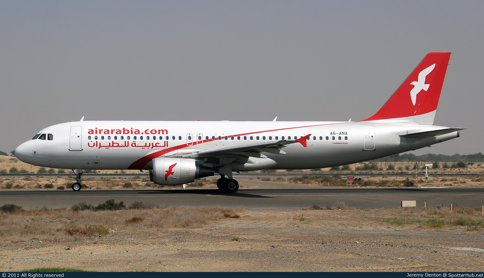 Photo of A6-ANA - Airbus A320-214 operated by Air Arabia