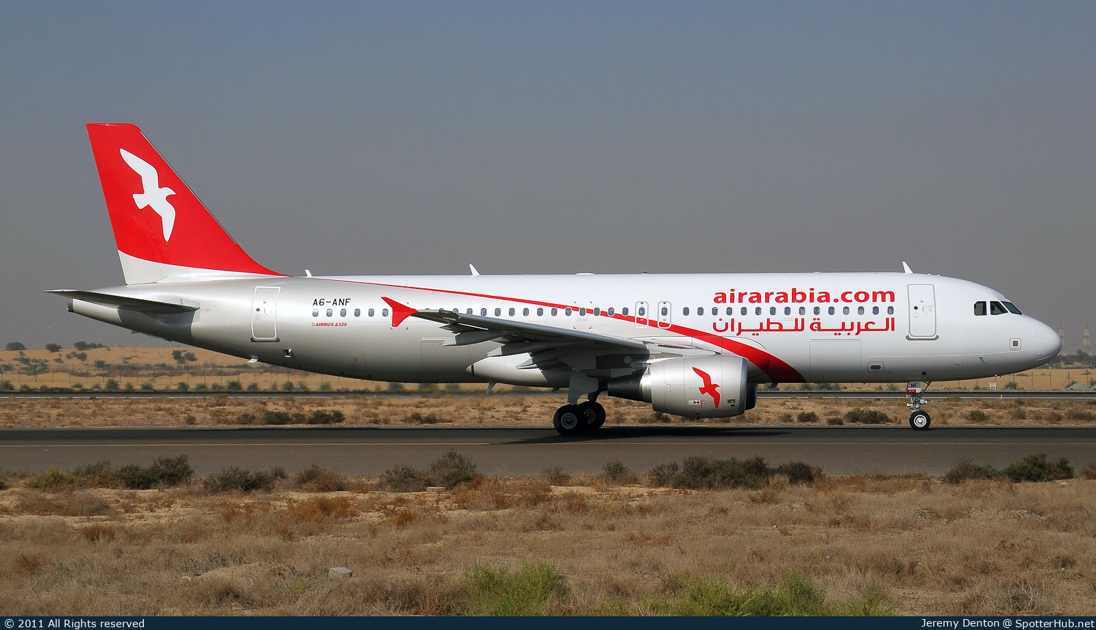 Photo of A6-ANF - Airbus A320-214 operated by Air Arabia