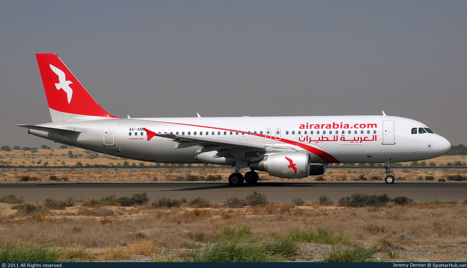 Photo of A6-ANE - Airbus A320-214 operated by Air Arabia