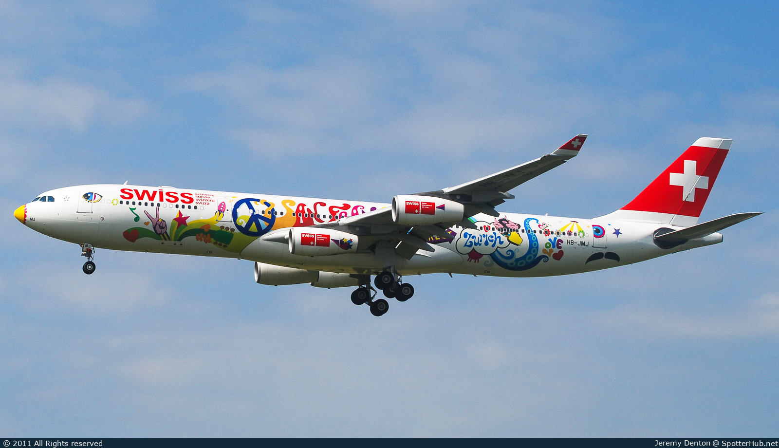 Photo of HB-JMJ - Airbus A340-313 operated by Swiss International Air Lines