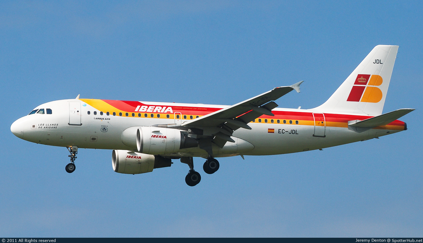 Photo of EC-JDL - Airbus A319-111 operated by Iberia
