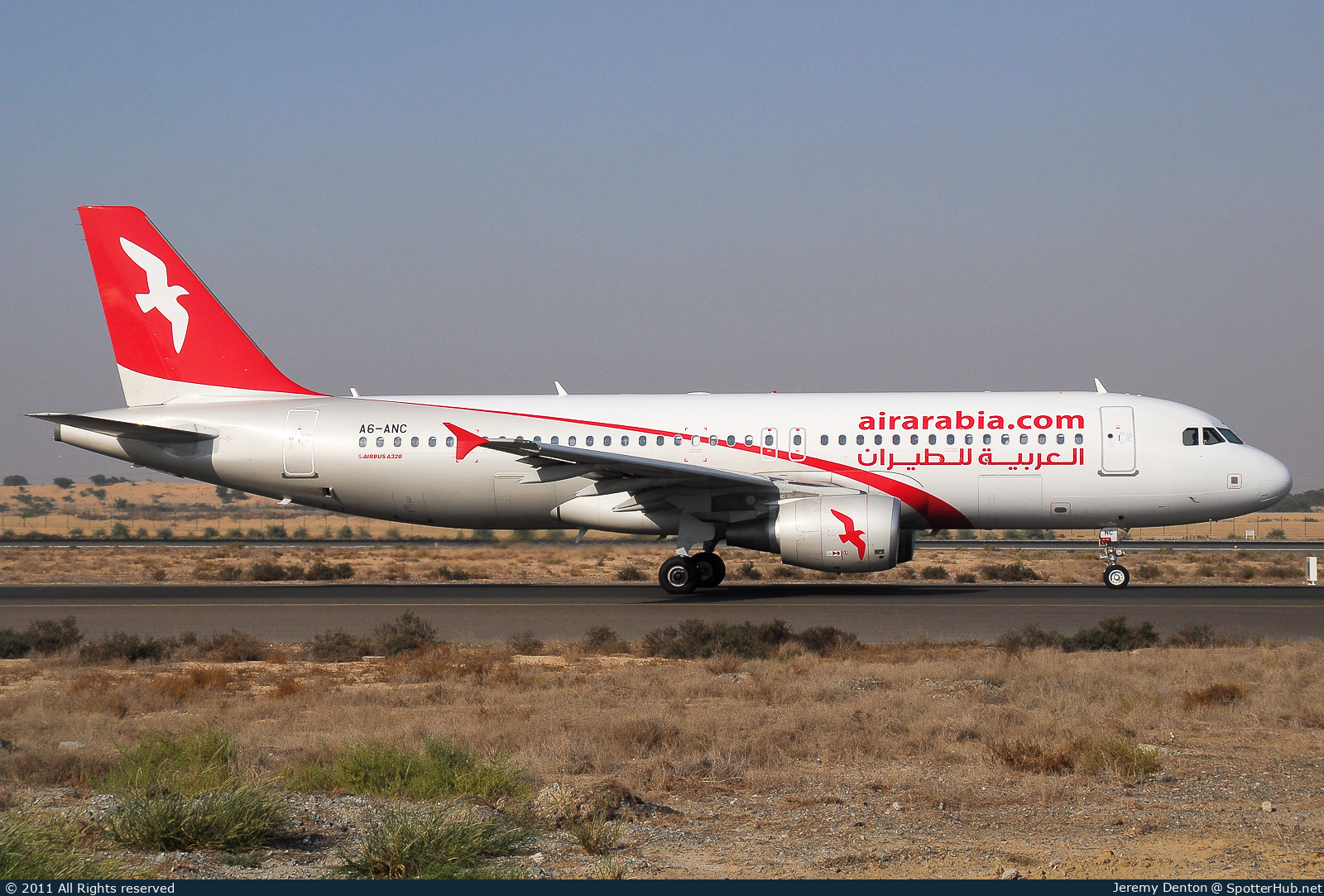Photo of A6-ANC - Airbus A320-214 operated by Air Arabia