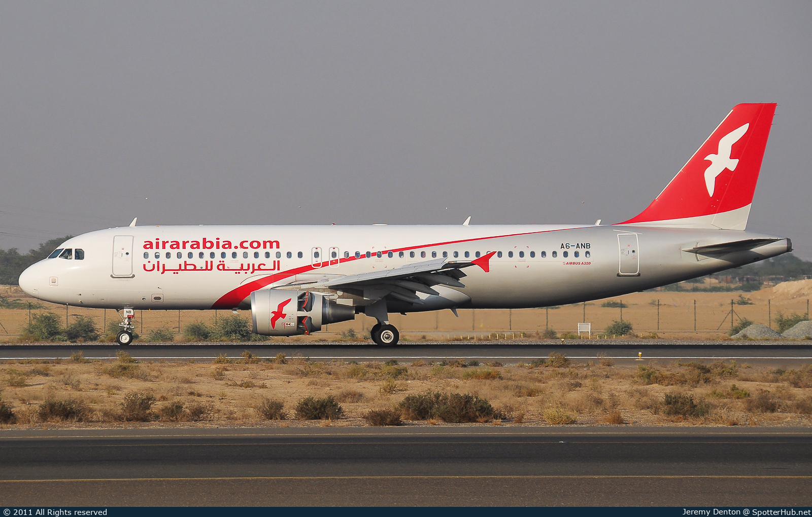 Photo of A6-ANB - Airbus A320-214 operated by Air Arabia