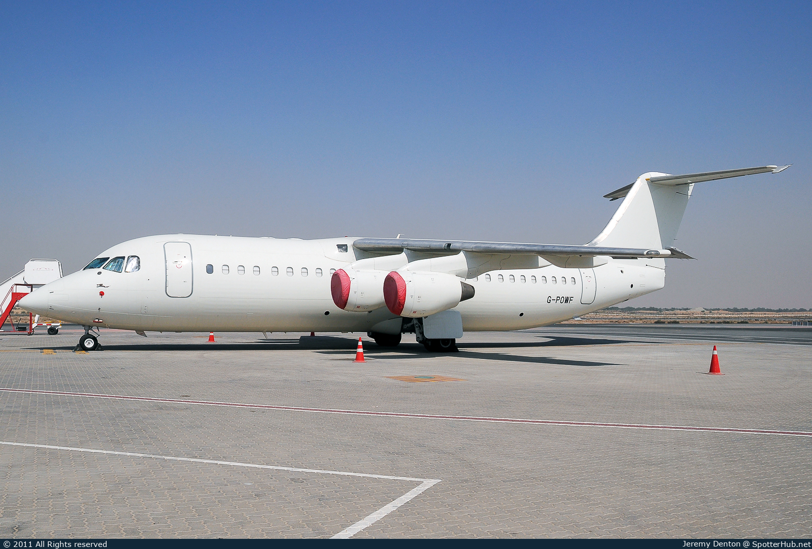 Photo of G-POWF - British Aerospace Avro RJ100 operated by Titan Airways