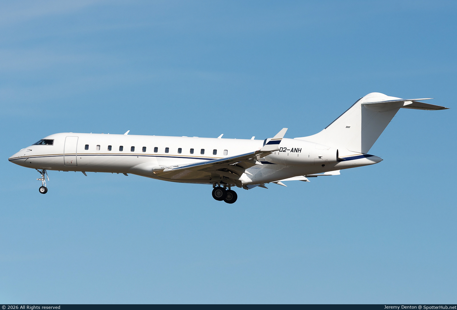 Photo of D2-ANH - Bombardier Global Express operated by Government of Angola