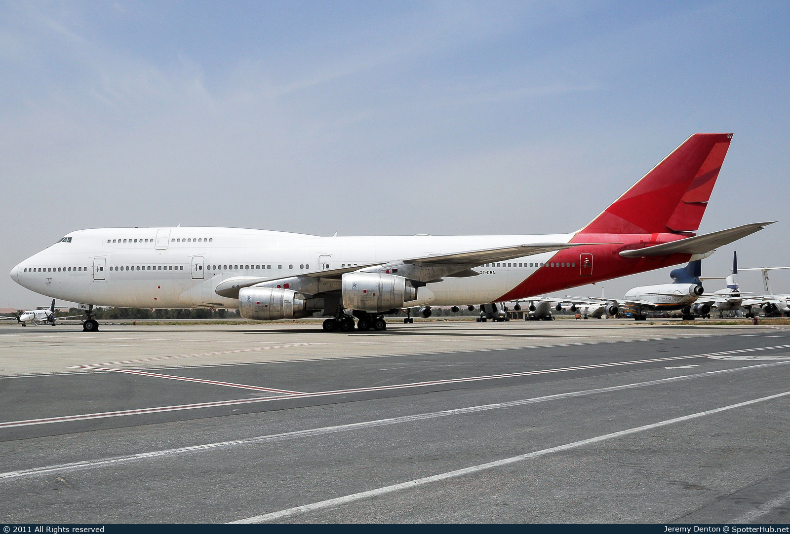 Photo of XT-DMA - Boeing 747-338 operated by Centrafrique Air Express