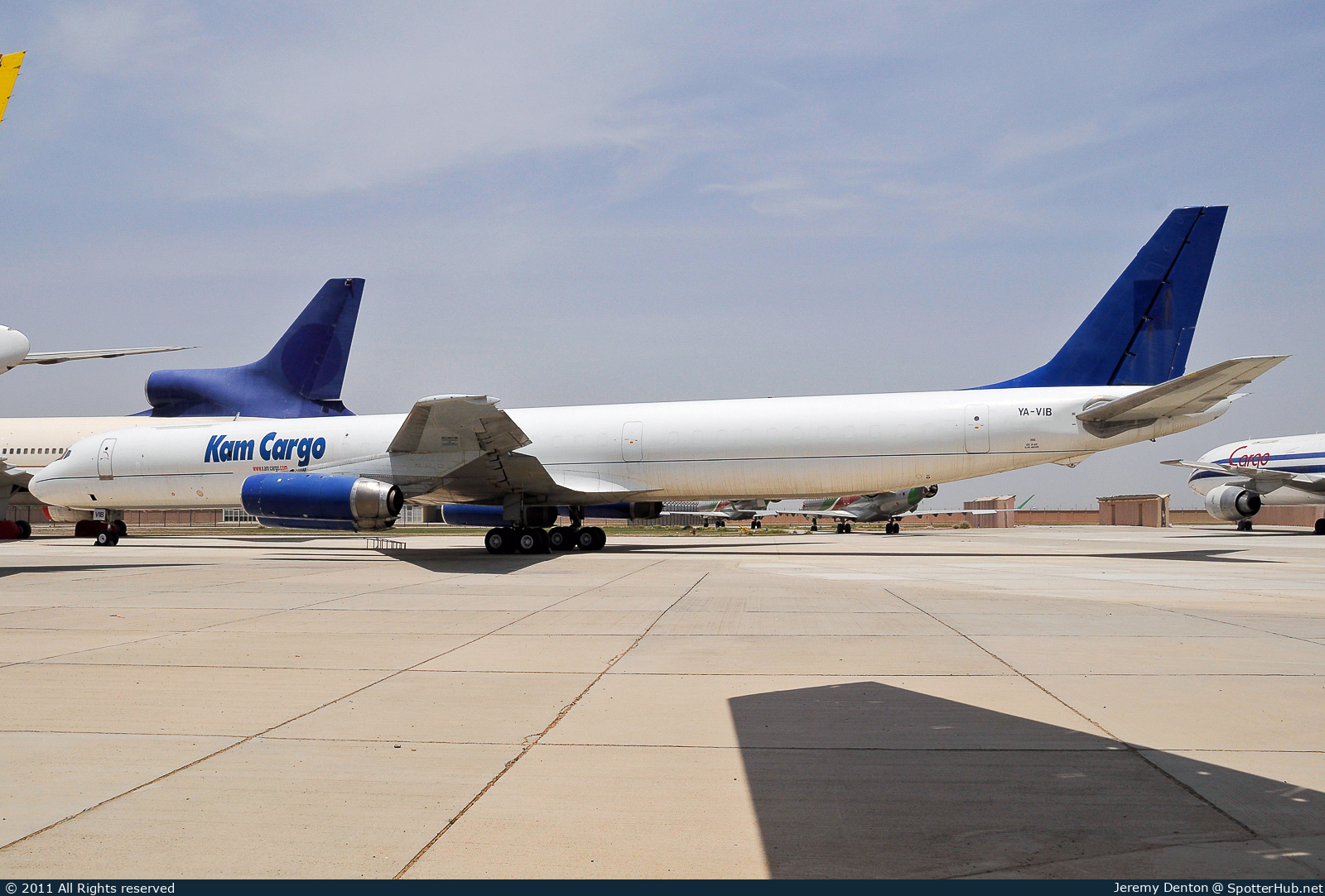 Photo of YA-VIB - Douglas DC-8-63(F) operated by Kam Air
