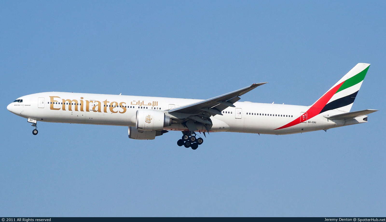 Photo of A6-EBG - Boeing 777-36N(ER) operated by Emirates