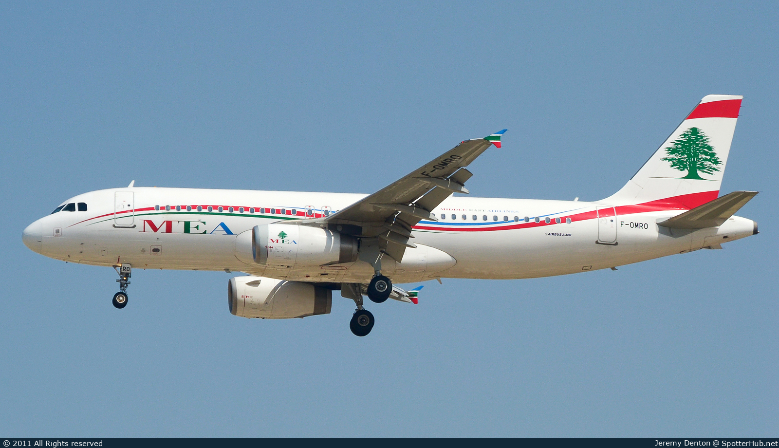 Photo of F-OMRO - Airbus A320-232 operated by MEA Middle East Airlines