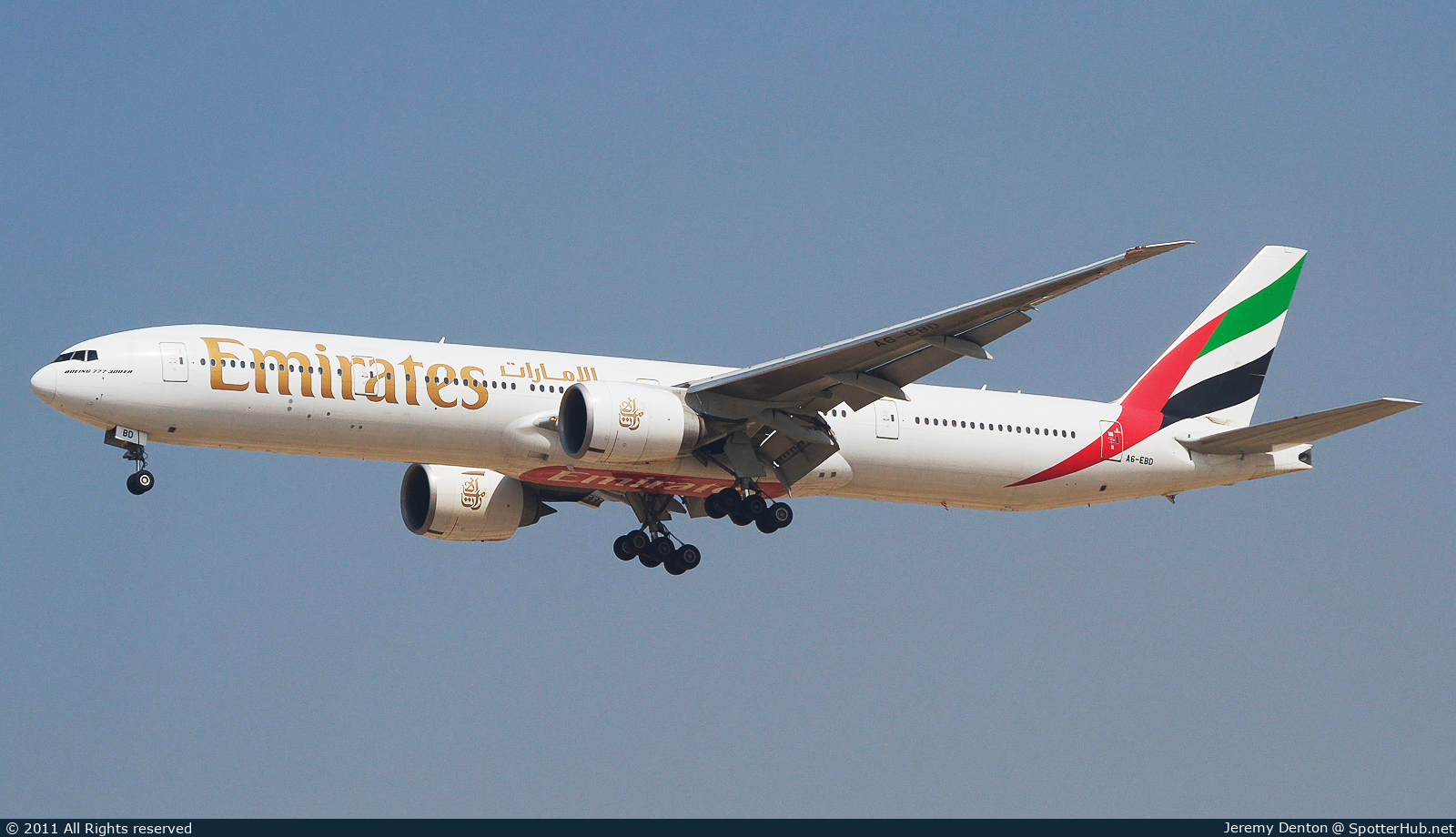 Photo of A6-EBD - Boeing 777-31H(ER) operated by Emirates