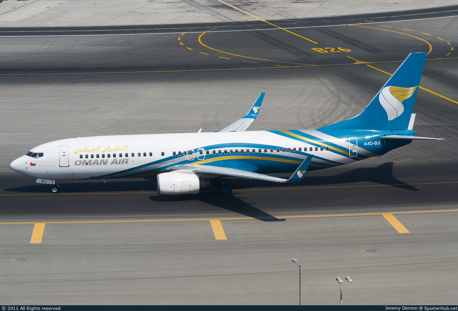Photo of A4O-BJ - Boeing 737-81M operated by Oman Air