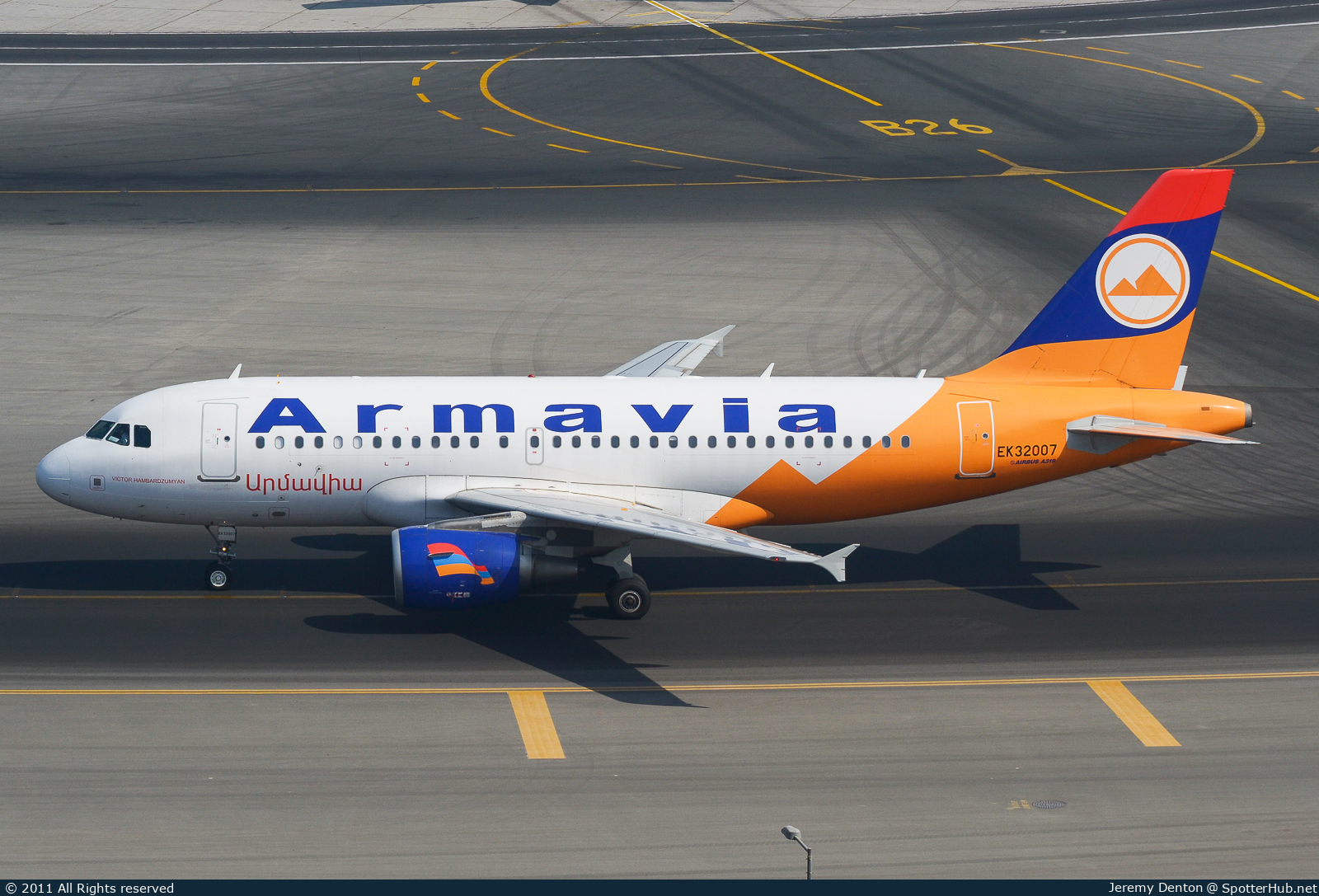 Photo of EK32007 - Airbus A319-111 operated by Armavia