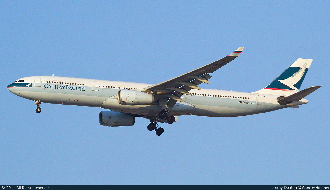 Photo of B-LAB - Airbus A330-342 operated by Cathay Pacific Airways