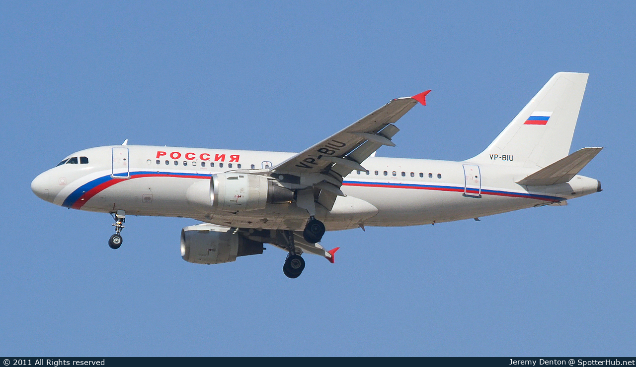 Photo of VP-BIU - Airbus A319-114 operated by Rossiya Airlines
