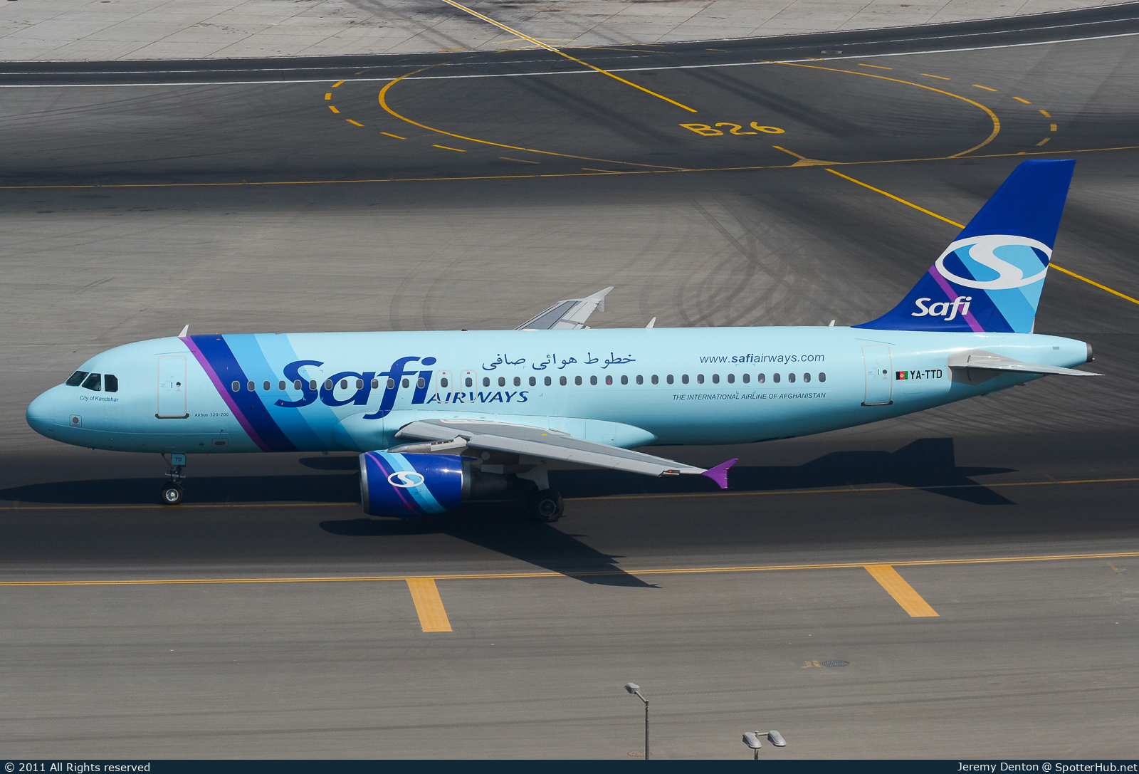 Photo of YA-TTD - Airbus A320-214 operated by Safi Airways