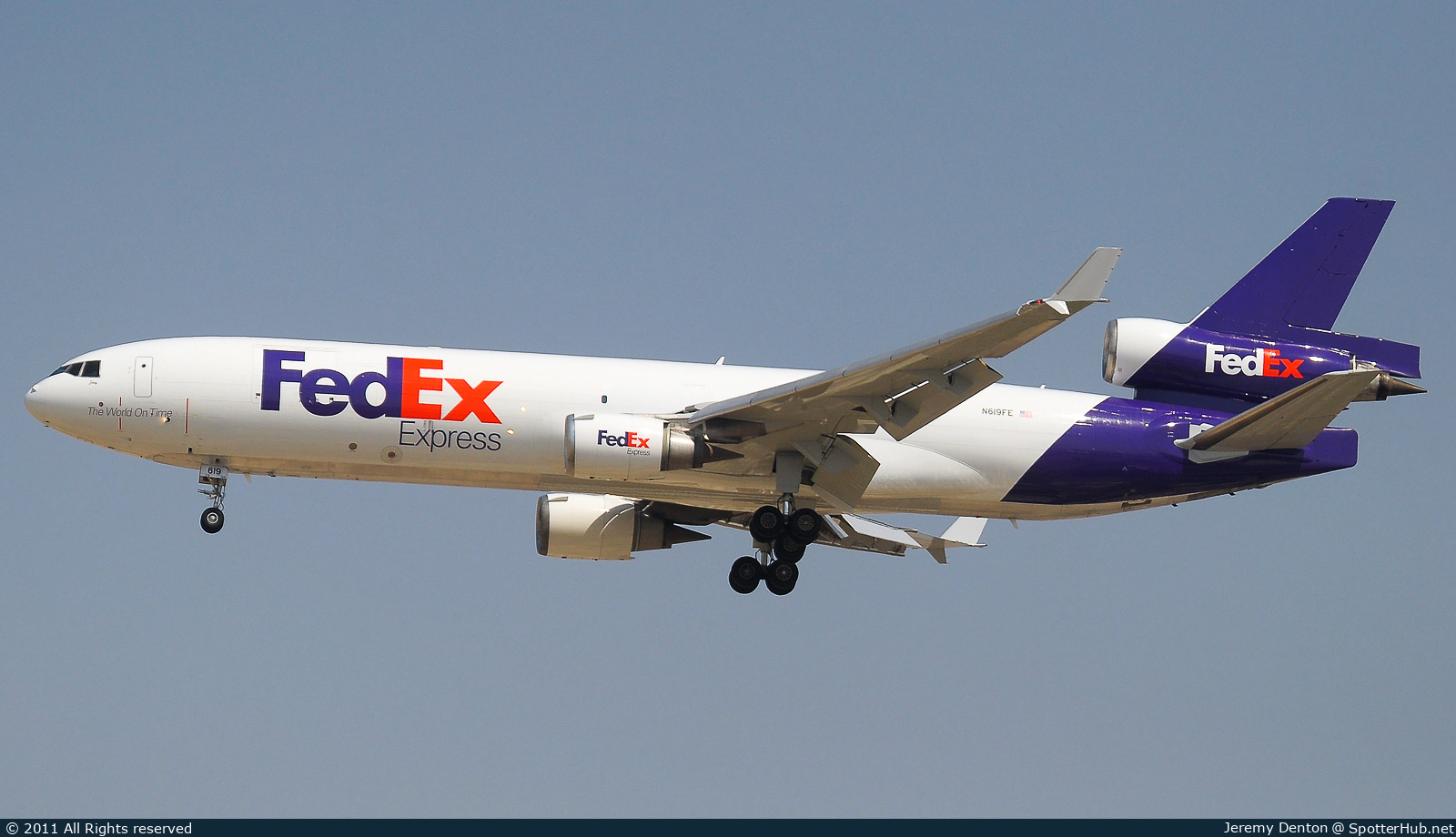 Photo of N619FE - McDonnell Douglas MD-11(F) operated by FedEx