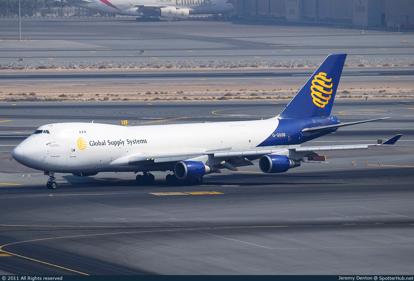 Photo of G-GSSB - Boeing 747-47UF operated by British Airways World Cargo (opb Global Supply Systems)