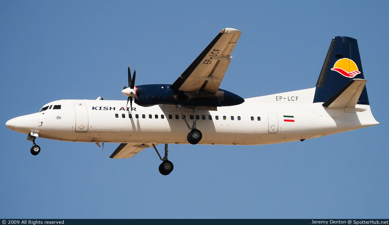 Photo of EP-LCF - Fokker 50 operated by Kish Air